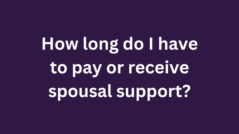 Spousal Support